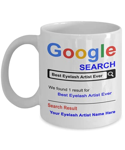 Personalized Eyelash Artist Mug - Gifts for Eyelash Artist - Custom Eyelash Artist Mug - Custom Gifts for Housesitter - Birthday Christmas Gifts Idea