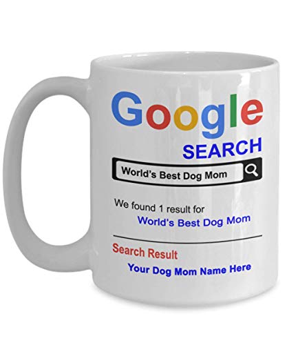Personalized World's Best Dog Mom Coffee Mug