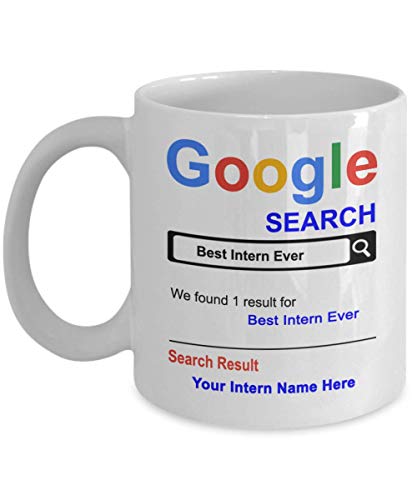 SpreadPassion - Personalized Intern Mug - Best Intern Ever Coffee Cup 11 oz