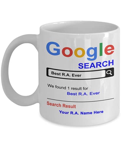 Personalized R.A. Mug - R.A. Gifts - Custom R.A. Mug - R.A. Birthday Anniversary Christmas Gift Idea