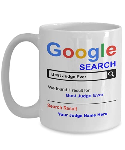 Personalized Judge Mug - Gifts for Judge- Custom Judge Mug - Custom Gifts for Judge - Birthday Christmas Gifts Idea