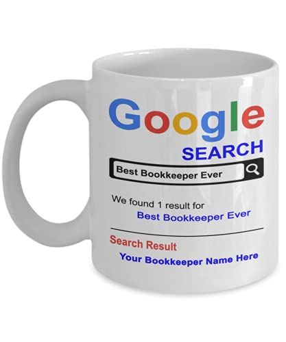 Personalized Bookkeeper Mug - Bookkeeper Gifts - Custom Bookkeeper Mug - Bookkeeper Birthday Anniversary Christmas Gift Idea