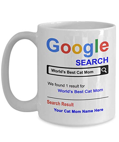Personalized World's Best Cat Mom Coffee Mug