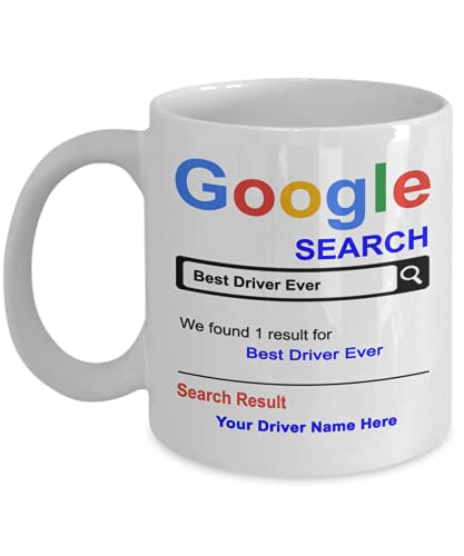 Personalized Driver Mug - Driver Gifts - Custom Driver Mug - Driver Birthday Anniversary Christmas Gift Idea