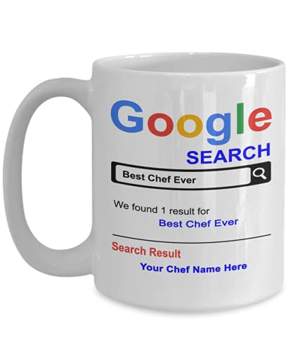 Personalized Chef Mug - Chef Gifts - Custom Chef Mug - Chef Birthday Anniversary Christmas Gift Idea