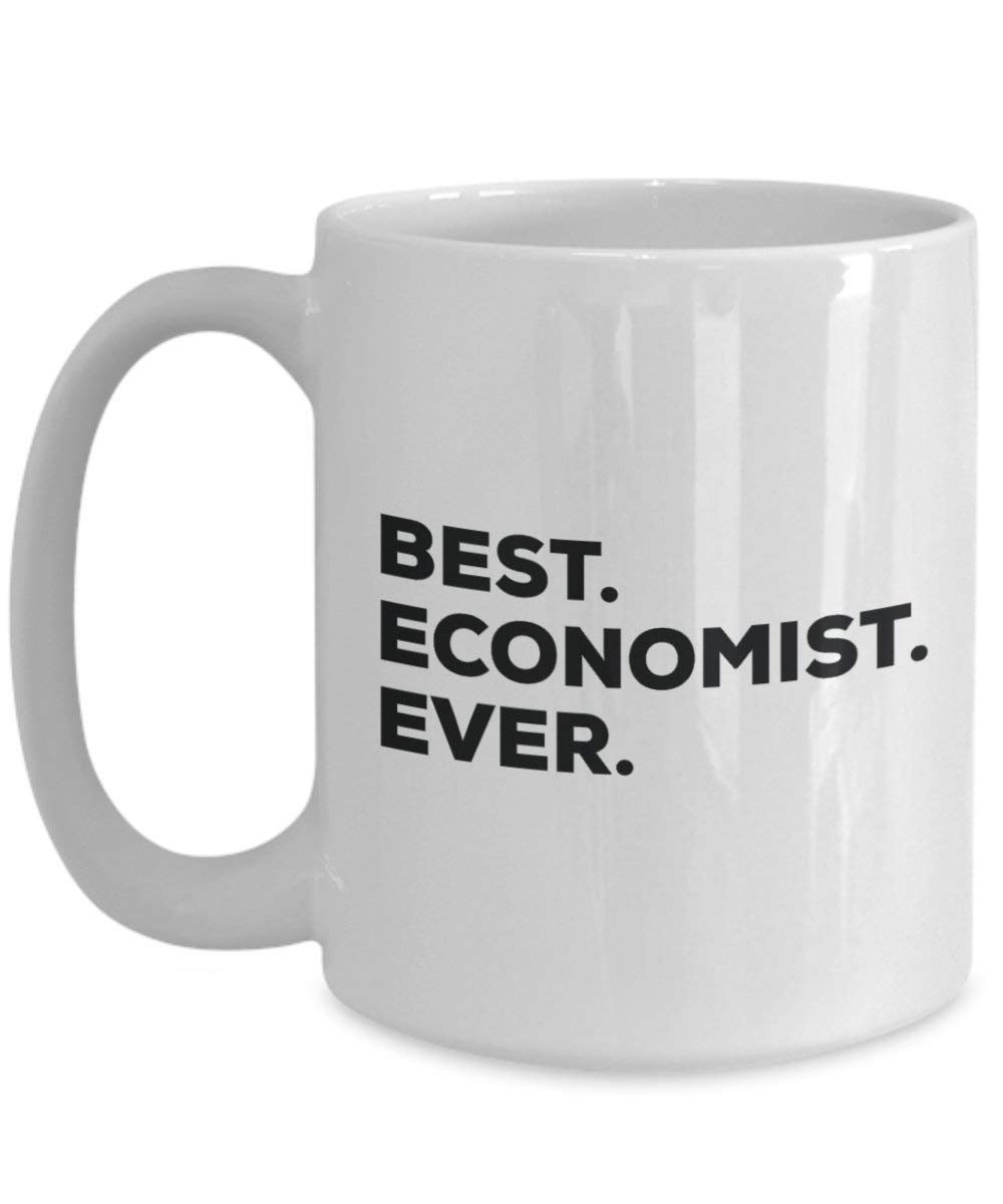 Meilleur Économiste jamais Mug rigolo – Tasse à café – Thank You Appréciation pour Noël Anniversaire Vacances Cadeau unique idées 15oz blanc