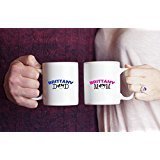 Funny Brittany Couple Mug – Brittany Dad – Brittany Mom – Brittany Lover Gifts - Unique Ceramic Gifts Idea (Dad & Mom)