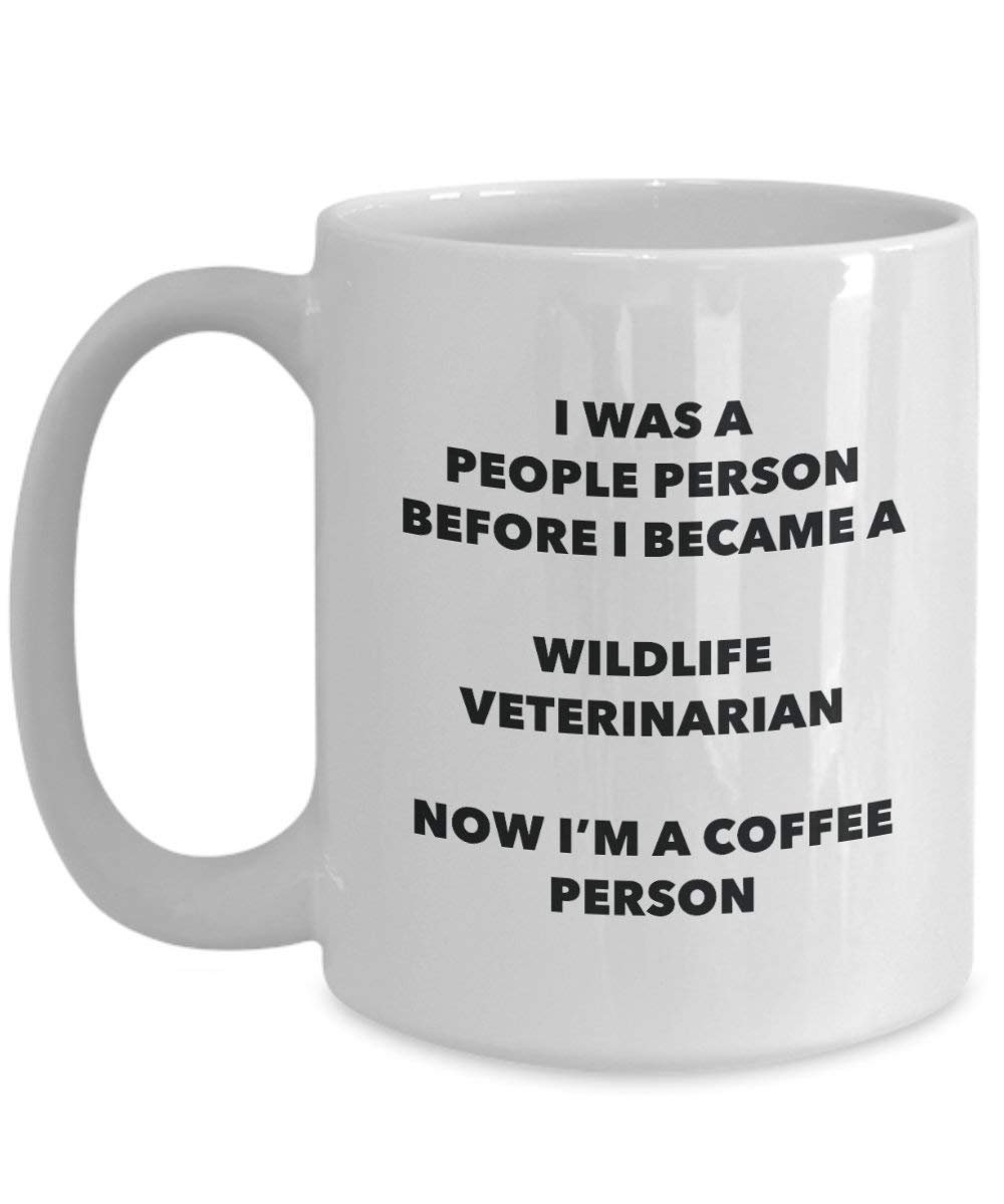 Wildlife Veterinarian Coffee Person Mug - Funny Tea Cocoa Cup - Birthday Christmas Coffee Lover Cute Gag Gifts Idea