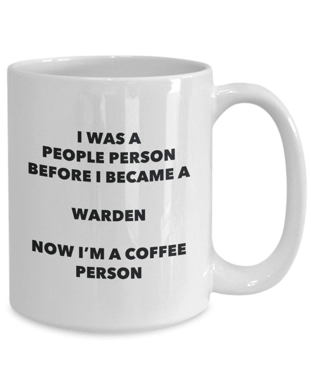 Warden Coffee Person Mug - Funny Tea Cocoa Cup - Birthday Christmas Coffee Lover Cute Gag Gifts Idea