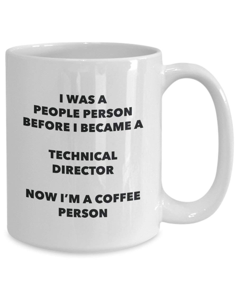 Technical Director personne à café Mug Tasse à thé de cacao – rigolo – Anniversaire de Noël amateur de café mignon Gag Gifts Idée 15oz blanc