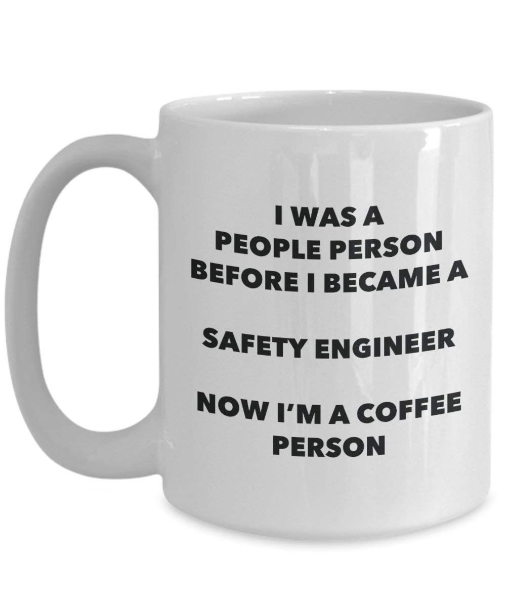 Safety Engineer Coffee Person Mug - Funny Tea Cocoa Cup - Birthday Christmas Coffee Lover Cute Gag Gifts Idea