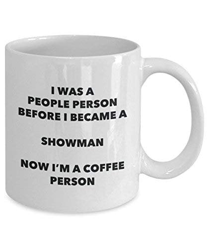 Showman Kaffee Person Tasse – Funny Tee Kakao-Tasse – Geburtstag Weihnachten Kaffee Lover Cute Gag Geschenke Idee