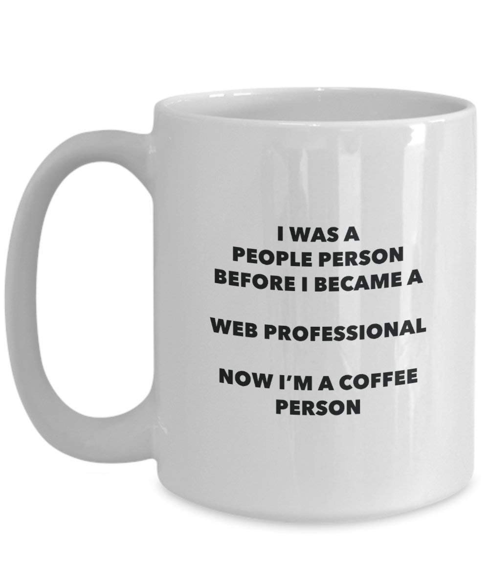 Web Professional Coffee Person Mug - Funny Tea Cocoa Cup - Birthday Christmas Coffee Lover Cute Gag Gifts Idea