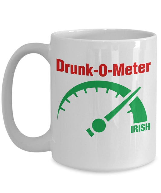 Drunk-O-Meter St. Patrick's Day Funny Irish Mug