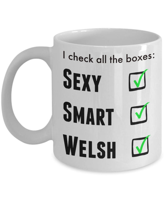 Funny Welsh Pride Kaffee Tasse für Männer oder Frauen – Ich bin stolz Neuheit Love Tasse
