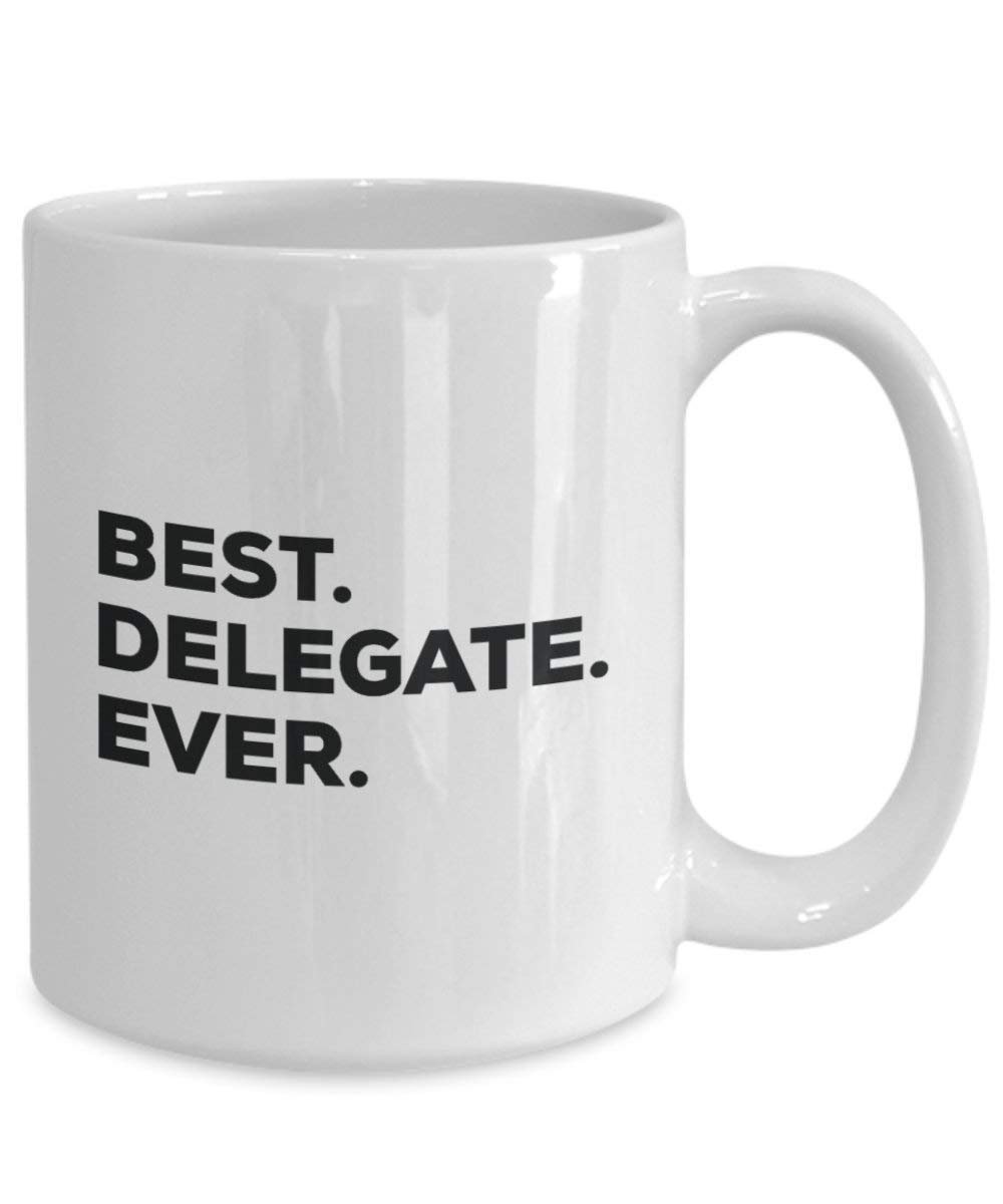 Best Delegate Ever Tasse – Funny Coffee Cup – Thank You Anerkennung für Weihnachten Geburtstag Urlaub Einzigartiges Geschenk Ideen