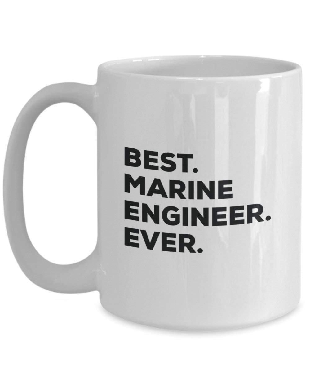 Best marine Engineer Ever mug – Funny Coffee Cup – Thank You Appreciation idee regalo per Natale festa di compleanno unico 15oz Infradito colorati estivi, con finte perline