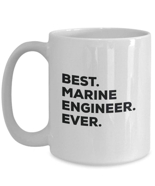 Best marine Engineer Ever mug – Funny Coffee Cup – Thank You Appreciation idee regalo per Natale festa di compleanno unico 15oz Infradito colorati estivi, con finte perline