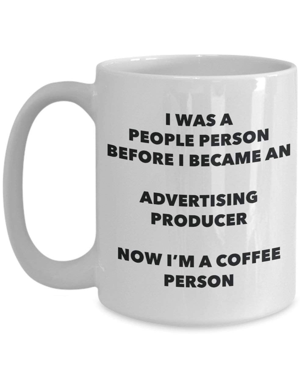 Advertising Producer Coffee Person Mug - Funny Tea Cocoa Cup - Birthday Christmas Coffee Lover Cute Gag Gifts Idea