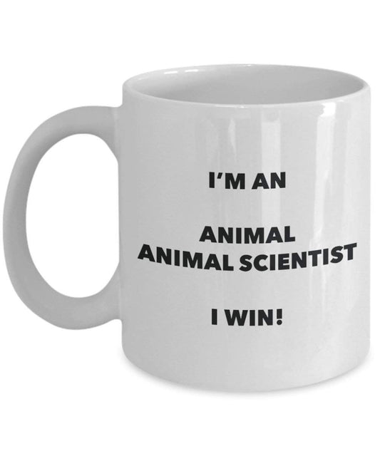 Animal Scientifique Mug – Je suis un Animal Scientifique I Win. – Funny Tasse à café – Fantaisie anniversaire Idée de Gag cadeaux de Noël 11oz blanc