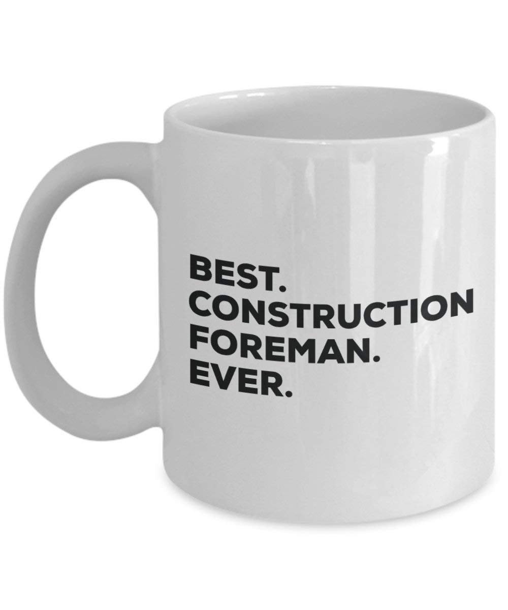 Best Konstruktion Schnurrbart, Ever Tasse, Funny Coffee Cup – Thank You Anerkennung für Weihnachten Geburtstag Urlaub Einzigartiges Geschenk Ideen