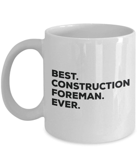 Best Konstruktion Schnurrbart, Ever Tasse, Funny Coffee Cup – Thank You Anerkennung für Weihnachten Geburtstag Urlaub Einzigartiges Geschenk Ideen