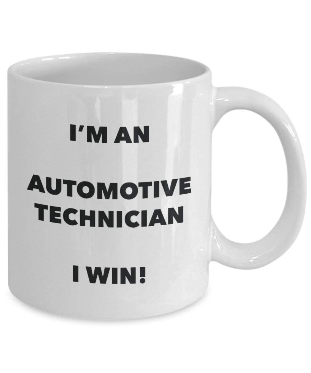 Automotive Technician mug – I' m An Automotive Technician i Win. – Funny Coffee Cup – novelty Birthday Christmas GAG regalo idea 11oz Infradito colorati estivi, con finte perline