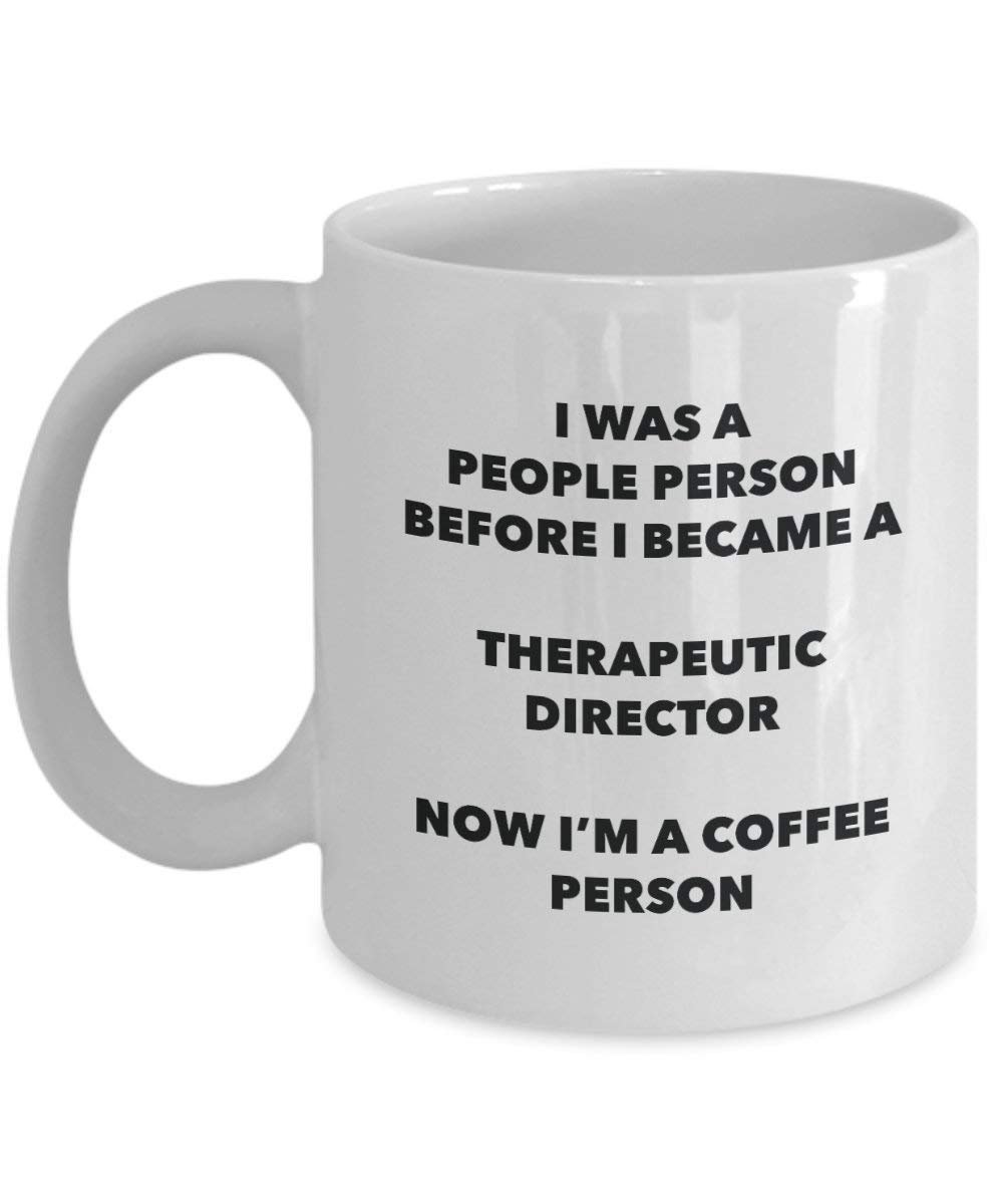 terapeutico direttore cacao persona – Tazza da tè caffè tazza – Birthday Christmas Coffee Lover cute GAG regalo idea 11oz Infradito colorati estivi, con finte perline