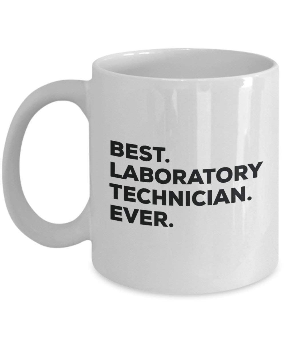 Best Laboratory Technician Ever mug – Funny Coffee Cup – Thank You Appreciation idee regalo per Natale festa di compleanno unico 15oz Infradito colorati estivi, con finte perline
