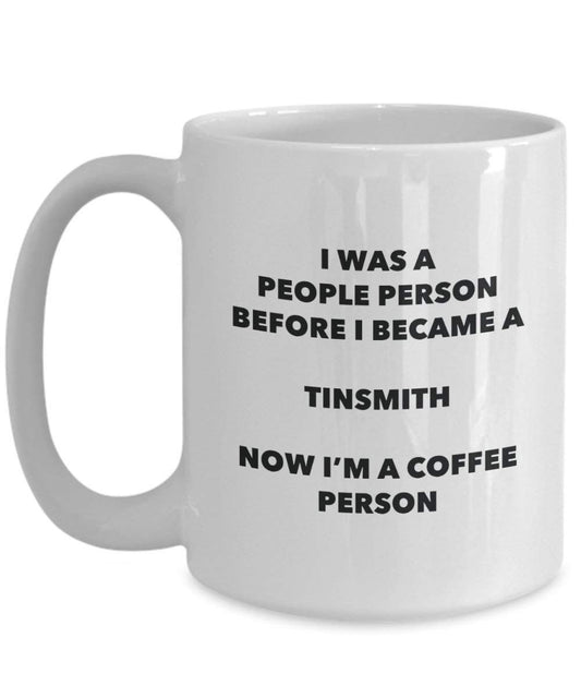 Tinsmith Coffee Person Mug - Funny Tea Cocoa Cup - Birthday Christmas Coffee Lover Cute Gag Gifts Idea