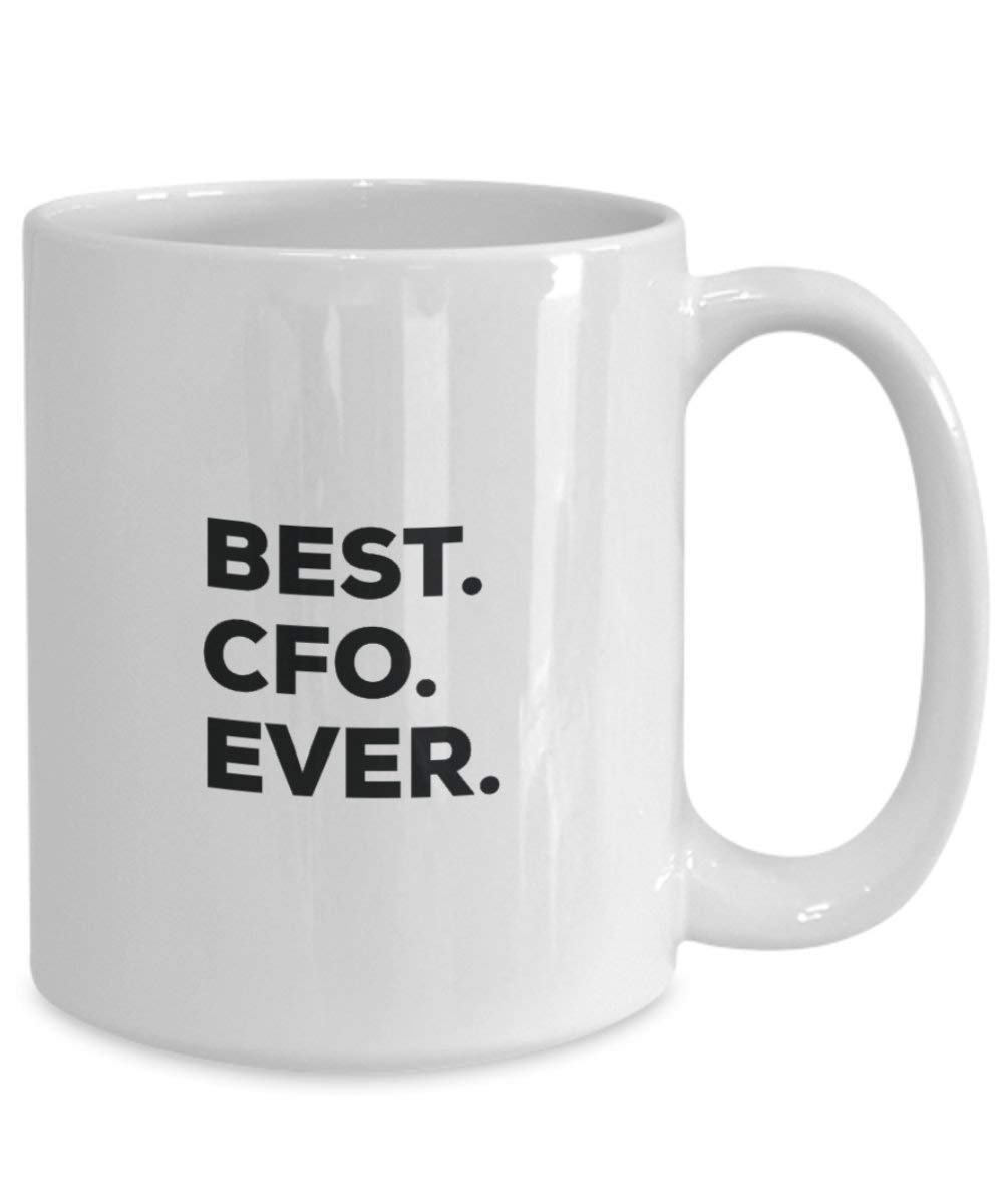 Best CFO Ever Tasse – Funny Coffee Cup – Thank You Anerkennung für Weihnachten Geburtstag Urlaub Einzigartiges Geschenk Ideen