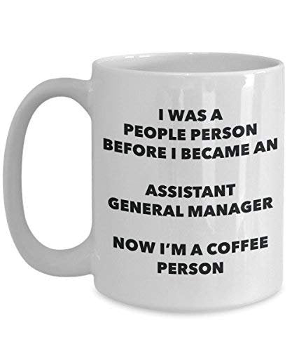 Assistant General Manager Coffee Person Mug - Funny Tea Cocoa Cup - Birthday Christmas Coffee Lover Cute Gag Gifts Idea