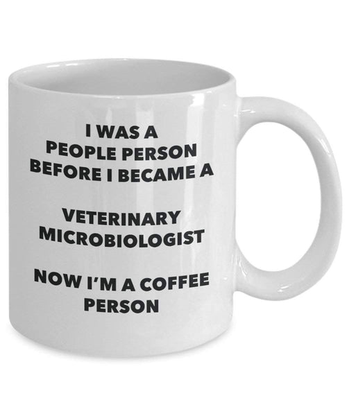 Veterinary Microbiologist Coffee Person Mug - Funny Tea Cocoa Cup - Birthday Christmas Coffee Lover Cute Gag Gifts Idea