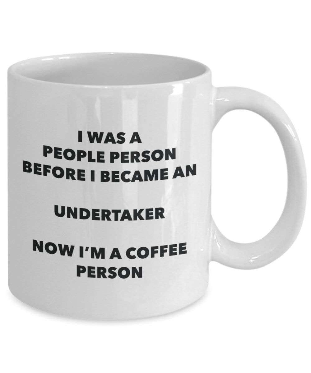 The Undertaker personne à café Mug Tasse à thé de cacao – rigolo – Anniversaire de Noël amateur de café mignon Gag Gifts Idée 15oz blanc