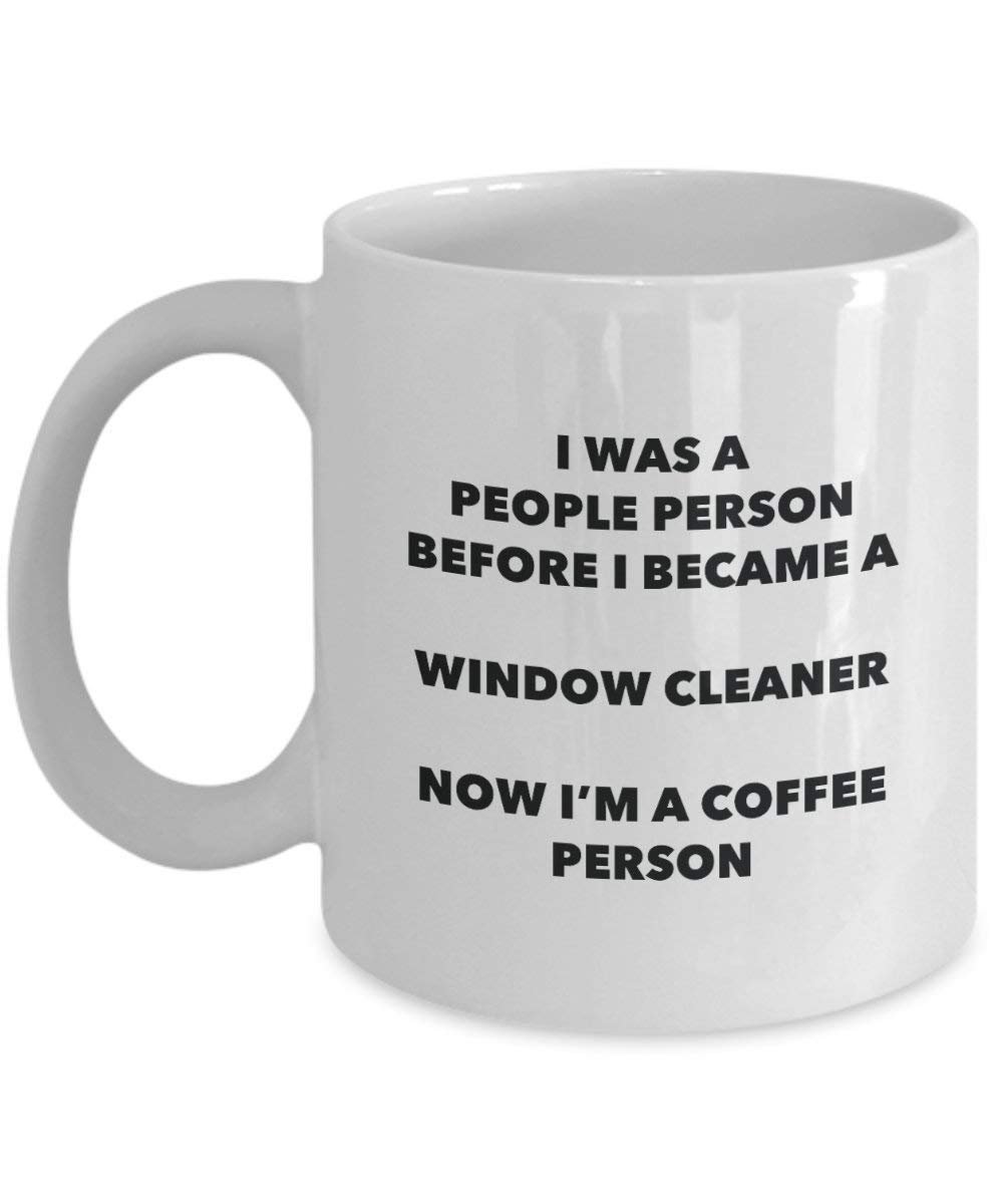 Window Cleaner Coffee Person Mug - Funny Tea Cocoa Cup - Birthday Christmas Coffee Lover Cute Gag Gifts Idea