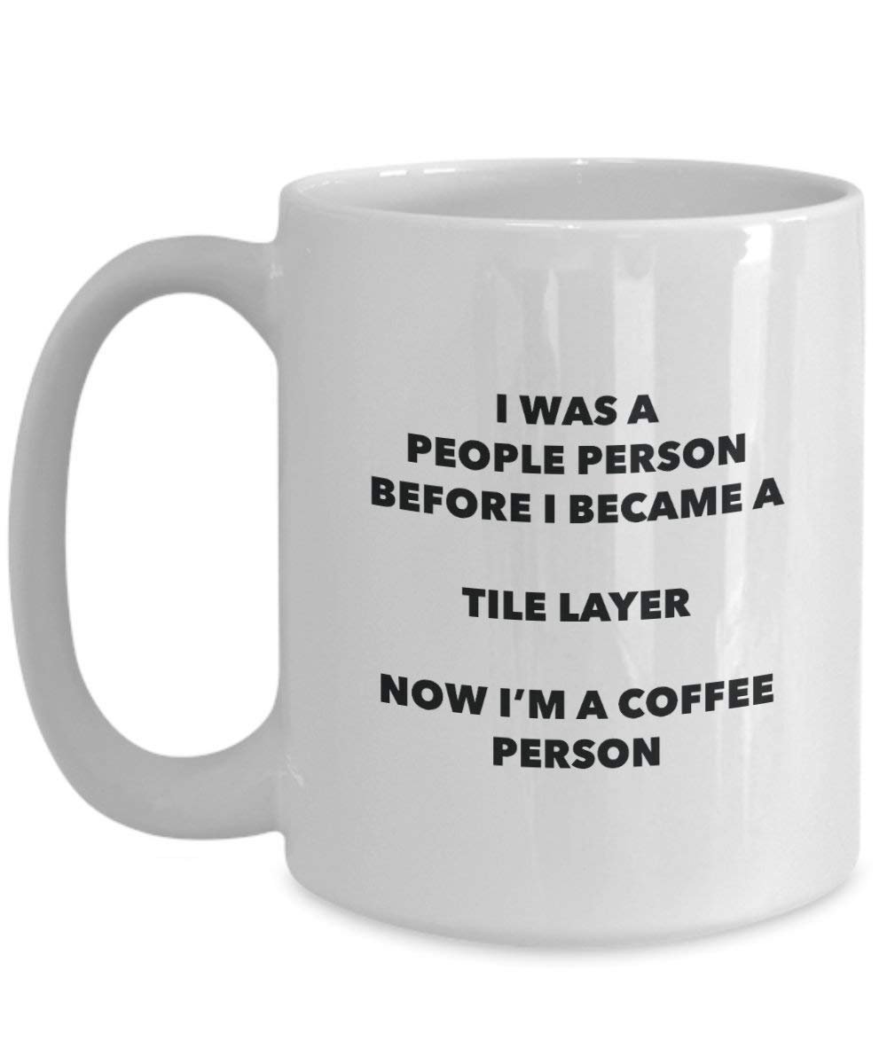 Tile strato cacao persona – Tazza da tè caffè tazza – Birthday Christmas Coffee Lover cute GAG regalo idea 11oz Infradito colorati estivi, con finte perline