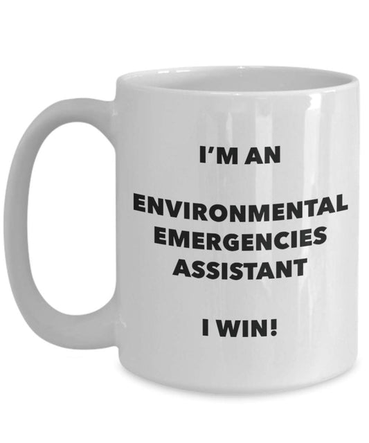 I 'm ein Umwelt-Notfälle Assistant Tasse I Win – Funny Kaffee Tasse – Geburtstag Weihnachten Geschenke Idee