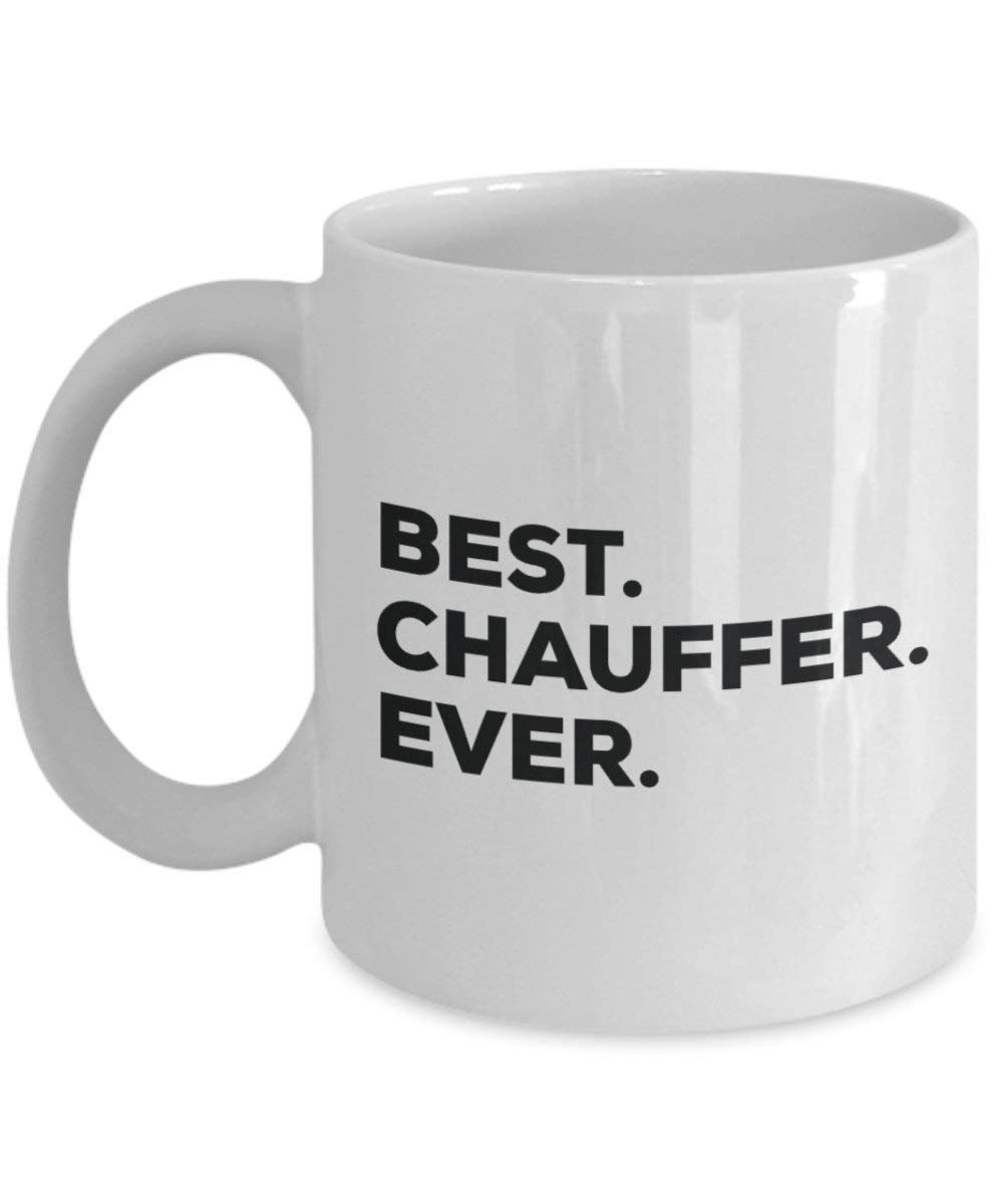 Best Chauffer Ever Tasse – Funny Coffee Cup – Thank You Anerkennung für Weihnachten Geburtstag Urlaub Einzigartiges Geschenk Ideen