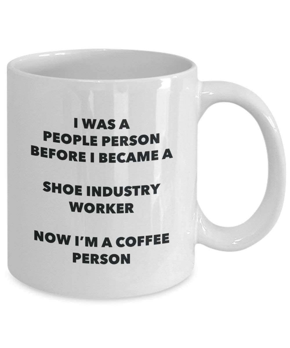 Schuh Industrie Worker Kaffee Person Tasse – Funny Tee Kakao-Tasse – Geburtstag Weihnachten Kaffee Lover Cute Gag Geschenke Idee