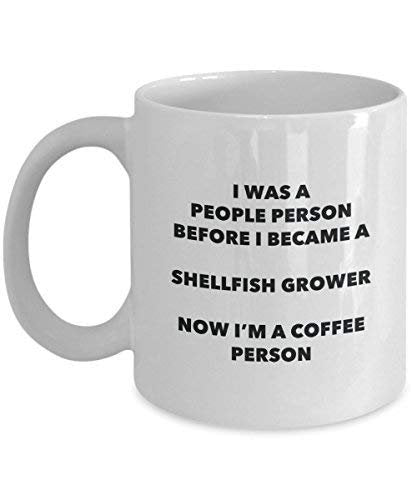 Shellfish Grower Coffee Person Mug - Funny Tea Cocoa Cup - Birthday Christmas Coffee Lover Cute Gag Gifts Idea