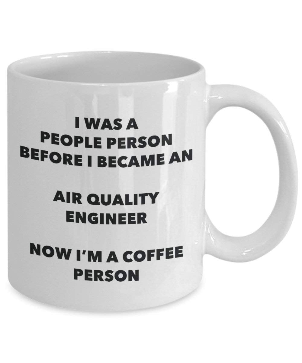 Qualità dell' aria Engineer cacao persona – Tazza da tè caffè tazza – Birthday Christmas Coffee Lover cute GAG regalo idea 11oz Infradito colorati estivi, con finte perline