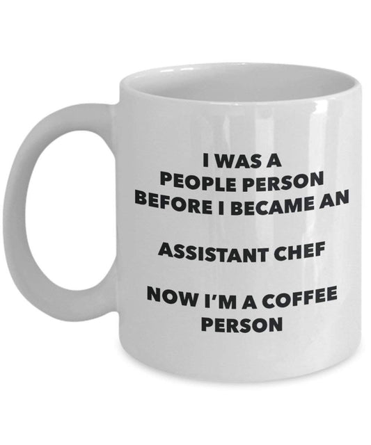 ASSISTANT Chef Kaffee Person Tasse – Funny Tee Kakao-Tasse – Geburtstag Weihnachten Kaffee Lover Cute Gag Geschenke Idee