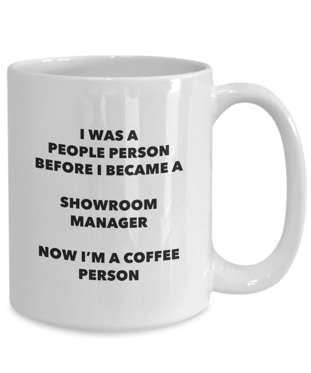 Showroom Manager Kaffee Person Tasse – Funny Tee Kakao-Tasse – Geburtstag Weihnachten Kaffee Lover Cute Gag Geschenke Idee