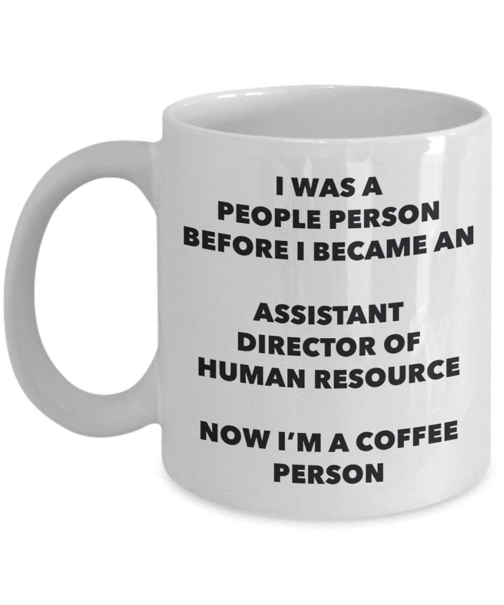 ASSISTANT Director of Human Resource Coffee Person Tasse – Funny Tee Kakao-Tasse – Geburtstag Weihnachten Kaffee Lover Cute Gag Geschenke Idee