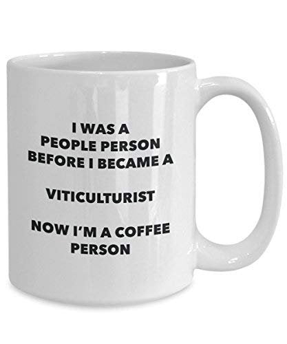 Viticulturist Coffee Person Mug - Funny Tea Cocoa Cup - Birthday Christmas Coffee Lover Cute Gag Gifts Idea