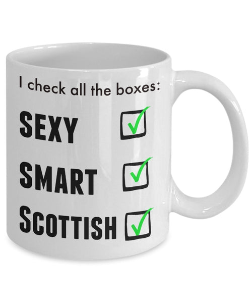 Funny Scottish Pride Coffee Mug For Men or Women - I Am Proud Novelty Love Cup
