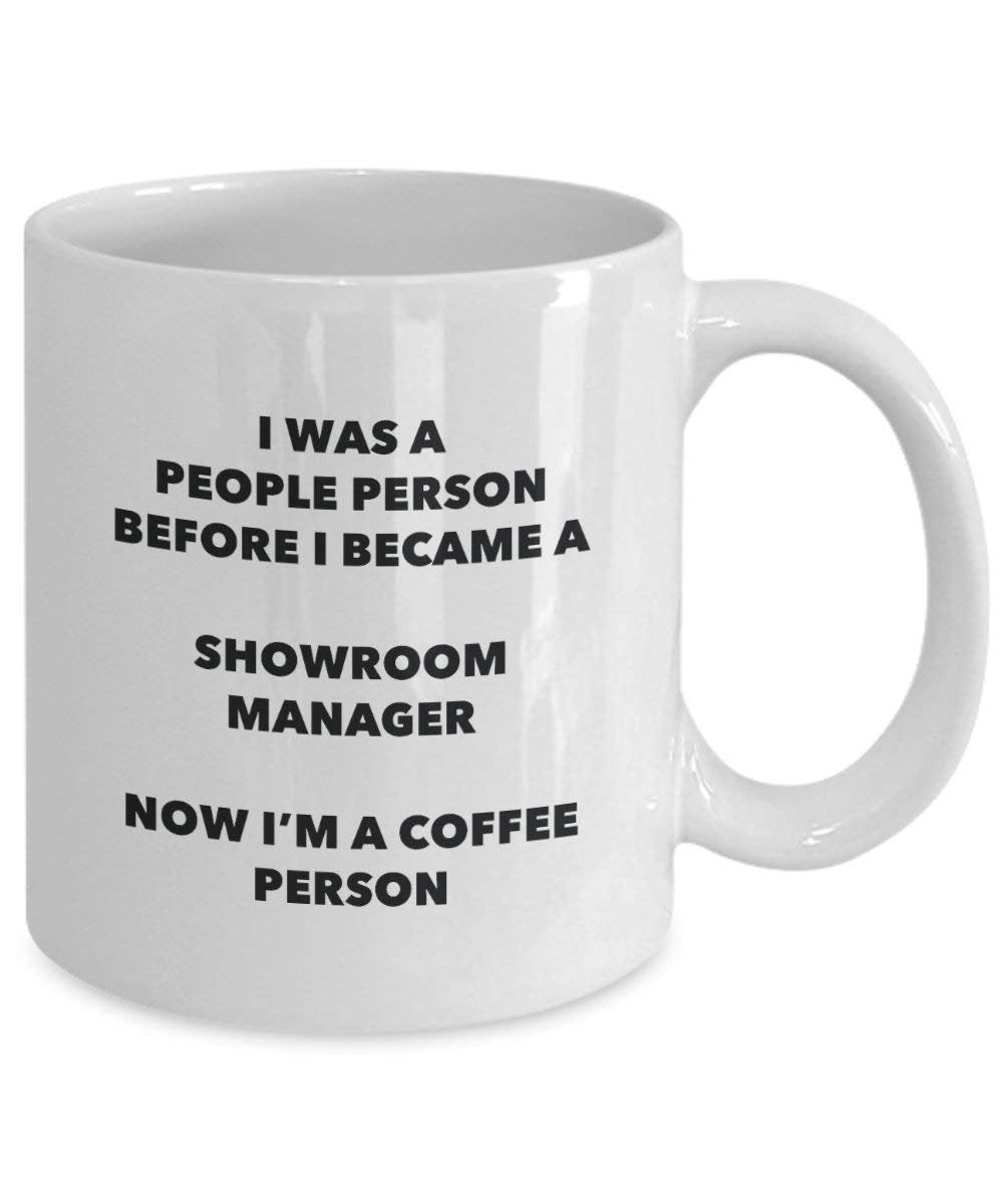 Showroom Manager Kaffee Person Tasse – Funny Tee Kakao-Tasse – Geburtstag Weihnachten Kaffee Lover Cute Gag Geschenke Idee