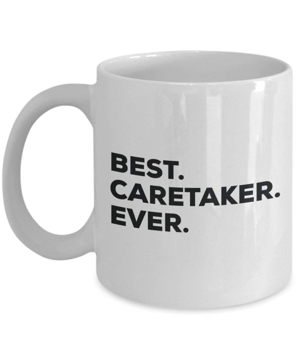 Best Hausmeister Ever Tasse – Funny Coffee Cup – Thank You Anerkennung für Weihnachten Geburtstag Urlaub Einzigartiges Geschenk Ideen 11oz weiß
