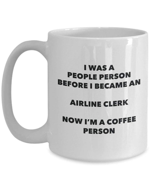 airline Clerk Kaffee Person Tasse – Funny Tee Kakao-Tasse – Geburtstag Weihnachten Kaffee Lover Cute Gag Geschenke Idee