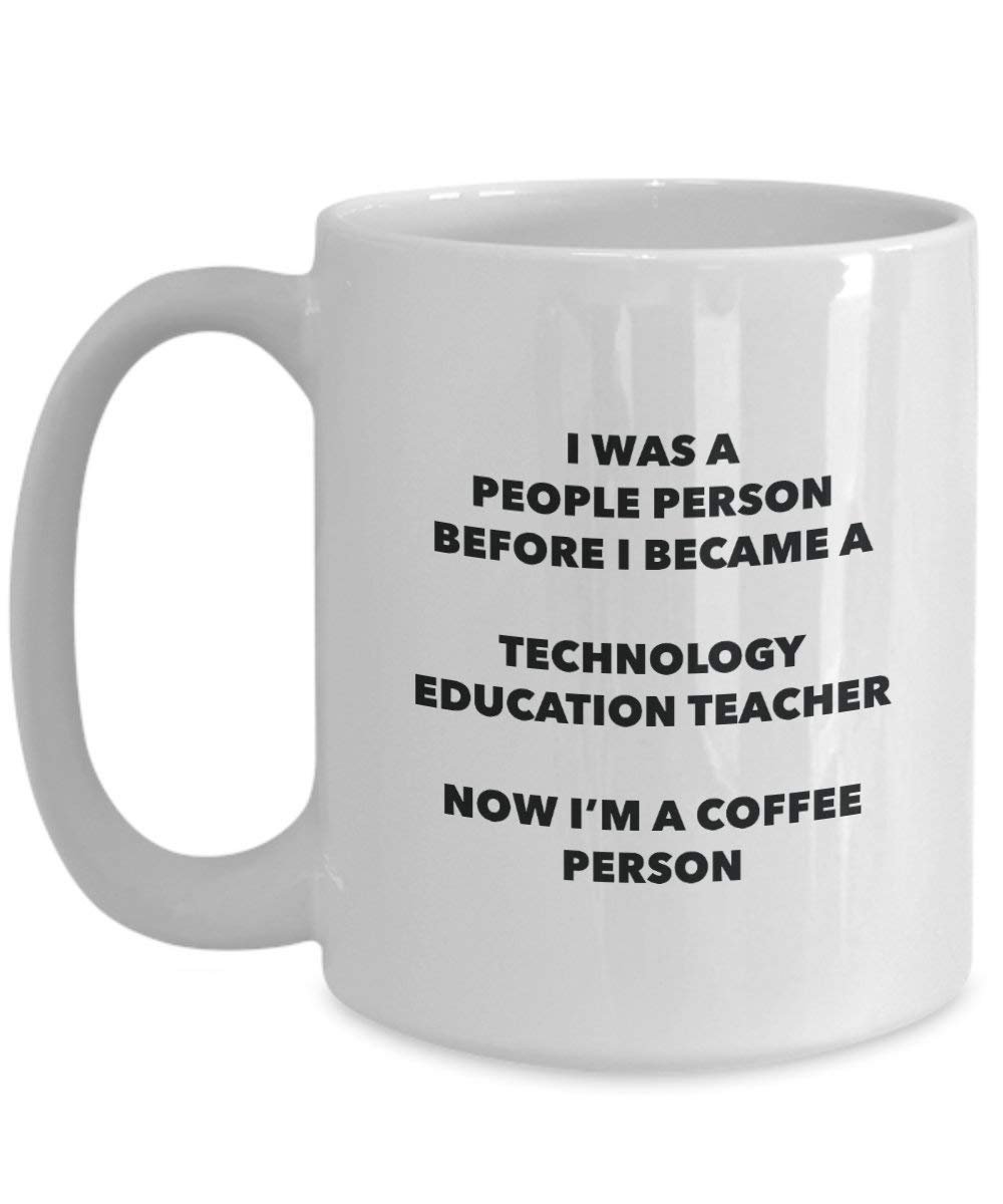 Tecnologia Education Teacher cacao persona – Tazza da tè caffè tazza – Birthday Christmas Coffee Lover cute GAG regalo idea 11oz Infradito colorati estivi, con finte perline